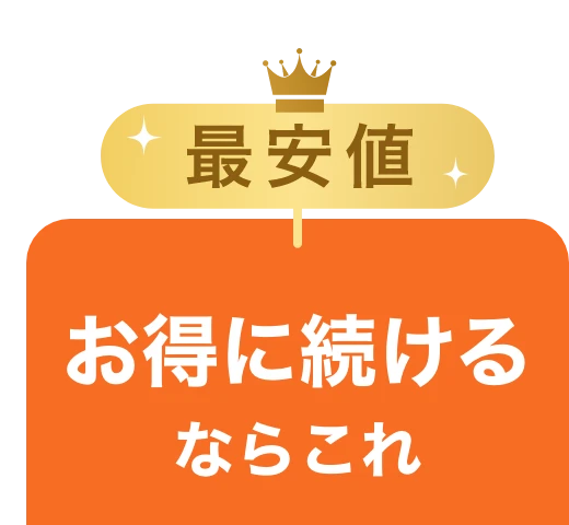 1ヶ月定期コースを選択中