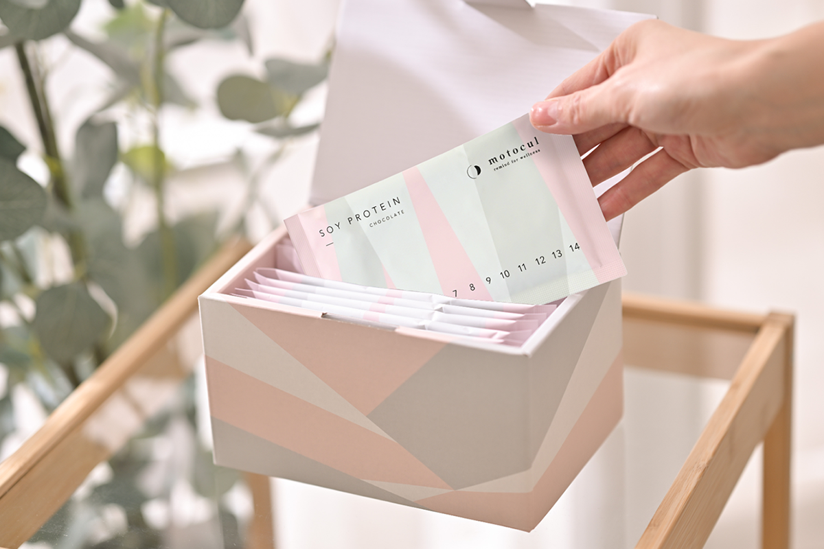 妊活プロテイン motocul のデザインに関するイメージ画像