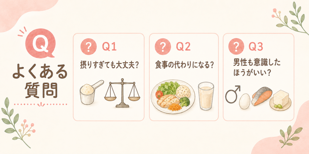 妊活中のタンパク質についてのよくある質問